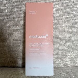 Medicube Collagen Milk Toning Wrapping Mask - Peach